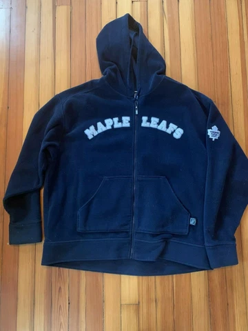 Toronto Maple Leafs Fleece Hoodie - CCM - Vintage - Large Cover