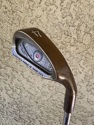 PING EYE 2 RED DOT BeCu COPPER 4 IRON - SANDVIK TITANIUM STIFF FLEX STEEL SHAFT - Image 1 of 4