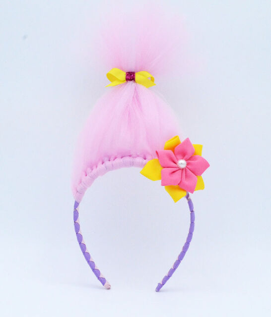 Tiara Trolls Poppy  Produto p/ Cabelos Feminino Coisas Da Tati