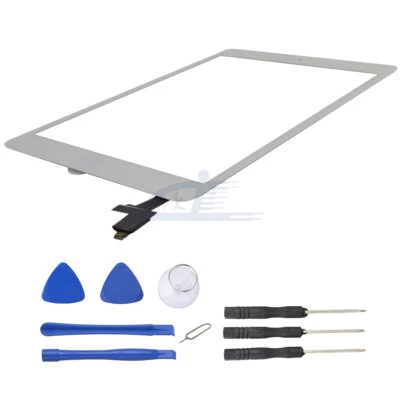 White Touch Screen Glass Digitizer Replacement+ IC+Home Button for iPad Mini 1 2 - Image 1 of 4