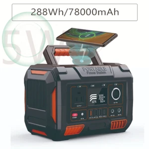 300W Tragbares Powerstation 220V/110V Solargenerator 288Wh 78000mAh Battery Akku - Bild 1 von 23