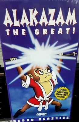 vhs new ALAKAZAM THE GREAT 1960/1995 Early TOEI ANIME SEALED WATERMARKS Rare WS - Image 1 of 4