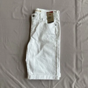 Levi's® Damen Bermuda Shorts weiß Größe 28 - neu mit Etikett - - Bild 1 von 13