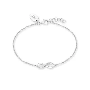 s.Oliver Damen Armband 925 Silber Unendlich 17+3cm 2012529 - Bild 1 von 2