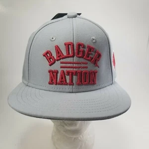 University of Wisconsin BADGER NATION Under Armour Cap Hat Adjustable Youth Size - Picture 1 of 7