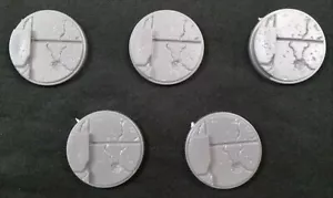 Marvel Crisis Protocol 35 mm bases 5x Roca/Piedra Levantada Necromunda - Imagen 1 de 1