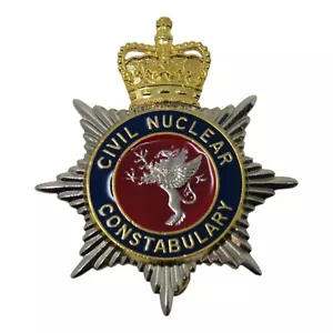 Civil Nuclear Constabulary Police Cap Badge Used Obsolete Collector NEW - Picture 1 of 3