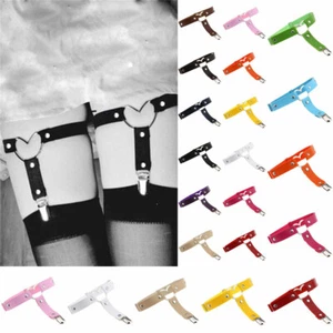 1x Fashion Handmade Gothic Heart Leather Elastic Garter Belt Leg Thigh Ring - Picture 1 of 27