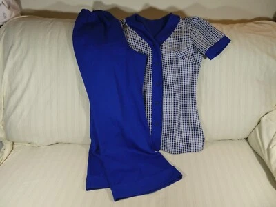RARO DE COLECCIÓN Sears Fashions 60s 70s Mujer Juego de 2 Piezas Talla M? Pantalones Camisa R1 Foto 1 de 4