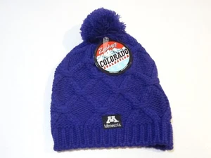 VTG NCAA Minnesota Golden Gophers Heavy Knit Skull Cap Pom Beanie Hat Zephyr NWT - Picture 1 of 2
