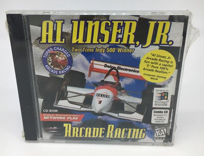 Al Unser Jr. Arcade Formula One Racing PC CD-ROM 1997 game Windows 95 Indy New - Image 1 of 2