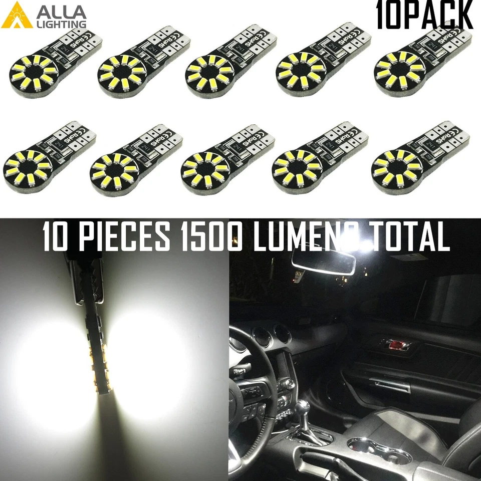 Allá Lighting 12-LED 916 Cola|Parking|Marcador Lateral|Bombilla Domo Blanco Brillante Foto 1 de 4