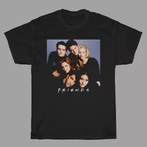 FRIENDS TV Show Men's Black T-Shirt Size S to 5XL - Picture 1 of 1