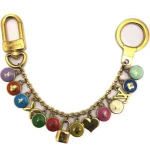 Louis Vuitton Bag Charm Key Ring M65380 Pastilles Chain Multicolor - Picture 1 of 4