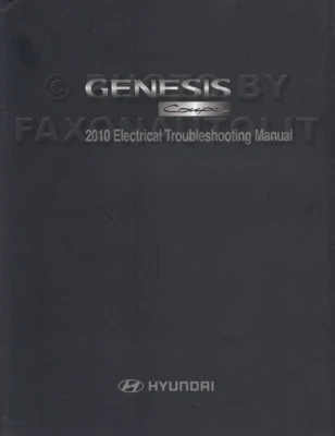 2010 Hyundai Genesis Coupe Electrical Troubleshooting Manual OEM Wiring Diagrams