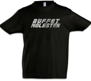 Buffet Molester Kids Boys T-Shirt Fun Chubby Pride fat large heavy plump thick - Picture 1 of 1