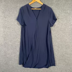 Dotti Dress Womens 12 Blue Shift Sheer Evening Cocktail Party Formal Ladies 4T - Picture 1 of 12