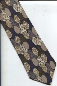 NEW CLASSIC ROBERT STOCK 100% SILK GEOMETRIC NECK TIE NECKTIE HOLIDAY GIFT - Picture 1 of 1