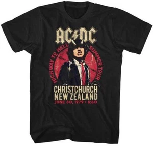 ACDC Malcolm Angus Young Classic Rock Band Gitarrist KONZERT Erwachsene T-Shirt 15 - Bild 1 von 1