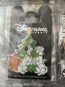 DLP 101 Dalmatians Christmas Tree Disney Pin Trading LE700 Perdita Pongo Paris - Picture 1 of 1