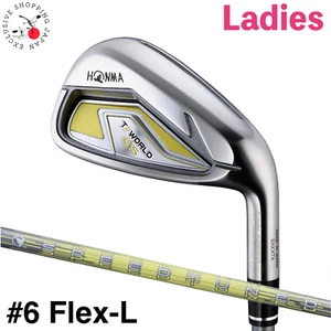 HONMA Tour World GS Iron Ladies Womens #6 SPEEDTUNED 42 Graphite Shaft Flex L - Picture 1 of 10
