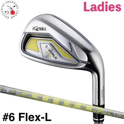 HONMA Tour World GS Iron Ladies Womens #6 SPEEDTUNED 42 Graphite Shaft Flex L - Image 1 of 4