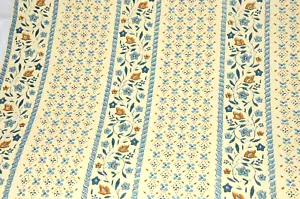 70s Country Floral Stripe Wallpaper Scandinavian 3 Roll BOHEMIAN NOS Cottagecore - Picture 1 of 7