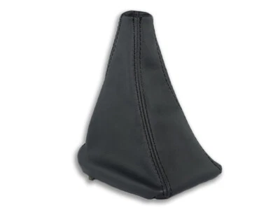 FOR LAND ROVER DISCOVERY 3 LR3 04-09 GEAR SHIFT BOOT GAITER LEATHER STITCH BLACK - Image 1 of 4