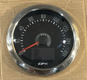 GPS Speedometer 0 To 160 MPH Black Dial Black CX8223 06324 - Foto 1 di 4