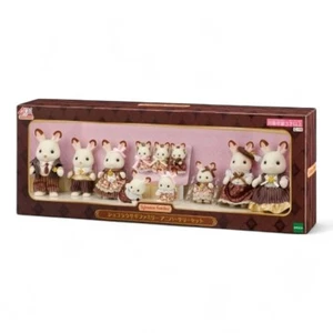 Epoca Sylvanian Families Cioccolato Coniglio Famiglia Anniversario Set C-74 Nuovo - Foto 1 di 12