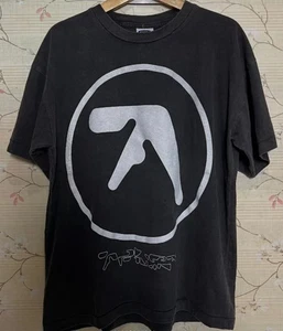 Aphex Twin Band Logo 90s Basic schwarz Classic Style T-Shirt S-5XL - Bild 1 von 6