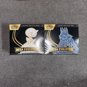 POKEMON TCG MEGA EVOLUTIONS GARDEVOIR & LUCARIO ETB ELITE TRAINER BOX NEW SEALED - Picture 1 of 1