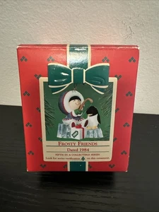 Hallmark Vintage FROSTY FRIENDS 1984 Decorazione Natalizia-Scatola 5° di serie - Foto 1 di 6