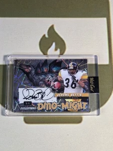 2024 Wild Card Alumination Dino-Might Jerome Bettis 1/1 Autograph 🔥 Steelers  - Picture 1 of 5