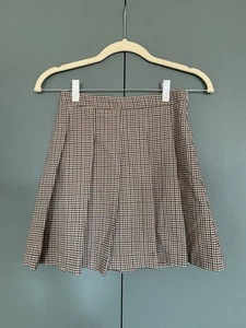 Zara  girls colored plaid pleated skirt size 11/12 - Picture 1 of 2