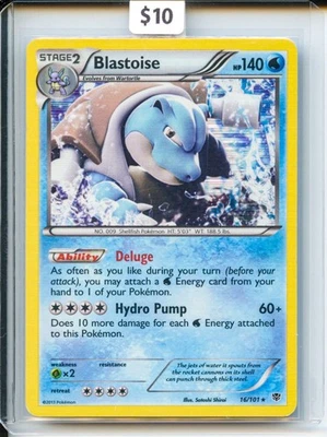 2013 Pokémon Boundaries Crossed Blastoise 16/101 Holo Rare English - Image 1 of 2