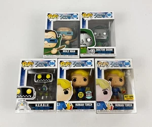 Funko Pop Fantastic Four 5 Stück Konvolut Dr. Doom, Human Torch 2, Mole Man, HERBIE - Bild 1 von 19