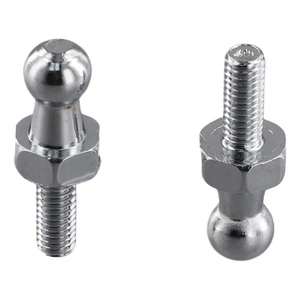 2 pernos de bola de 10 mm pernos M6 para muelle varillas cabeza esférica gorro de perno 4419 - Imagen 1 de 10