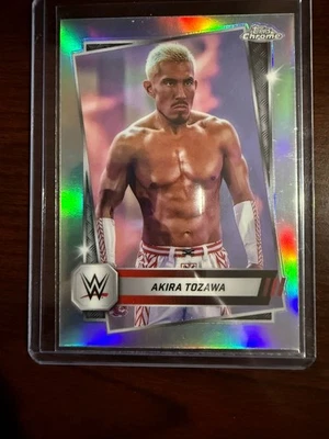 Akira Tozawa Base Refractor 2025 Topps Chrome WWE #71 - Image 1 of 3