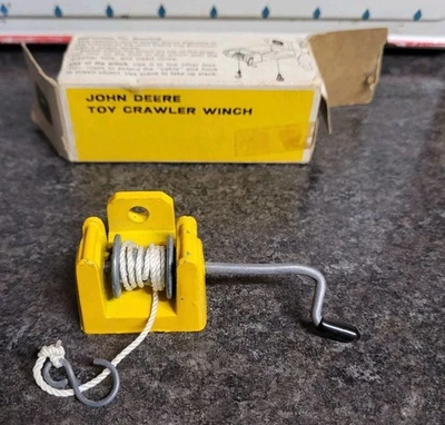 Cabrestante sobre orugas John Deere escala 1:50 diecast años 70 80 Ertl CON CAJA bonito RARO Foto 1 de 4