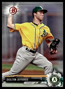 2017 Bowman Draft Daulton Jefferies Oakland Athletics #BD-123 - Picture 1 of 2