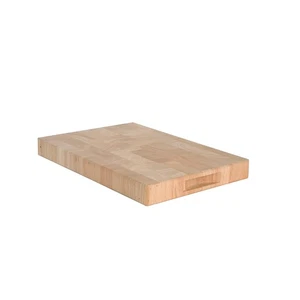 Planche à découper épaisse 38x26 cm en hévéa bois 38x26 cm - Imagen 1 de 2