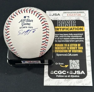 Edwin Díaz Firmado 2025 Juego de Estrellas Béisbol Autografiado Auto Mets Certificado de Autenticidad JSA - Imagen 1 de 2