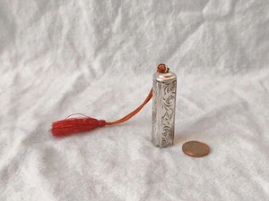 Schöner alter Lippenstifthalter Lippenstifthülle 835 Silber Lippenstift Edel - Bild 1 von 19