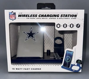 SOAR Dallas Cowboys NFL Wireless 4 In 1 Charger Team Color - New In Box - Picture 1 of 2
