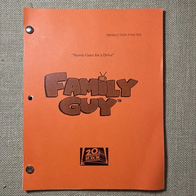 FAMILY GUY SCRIPT Vintage Cartoons movie Tv Production Art Animation Cels  i24 - Изображение 1 из 4