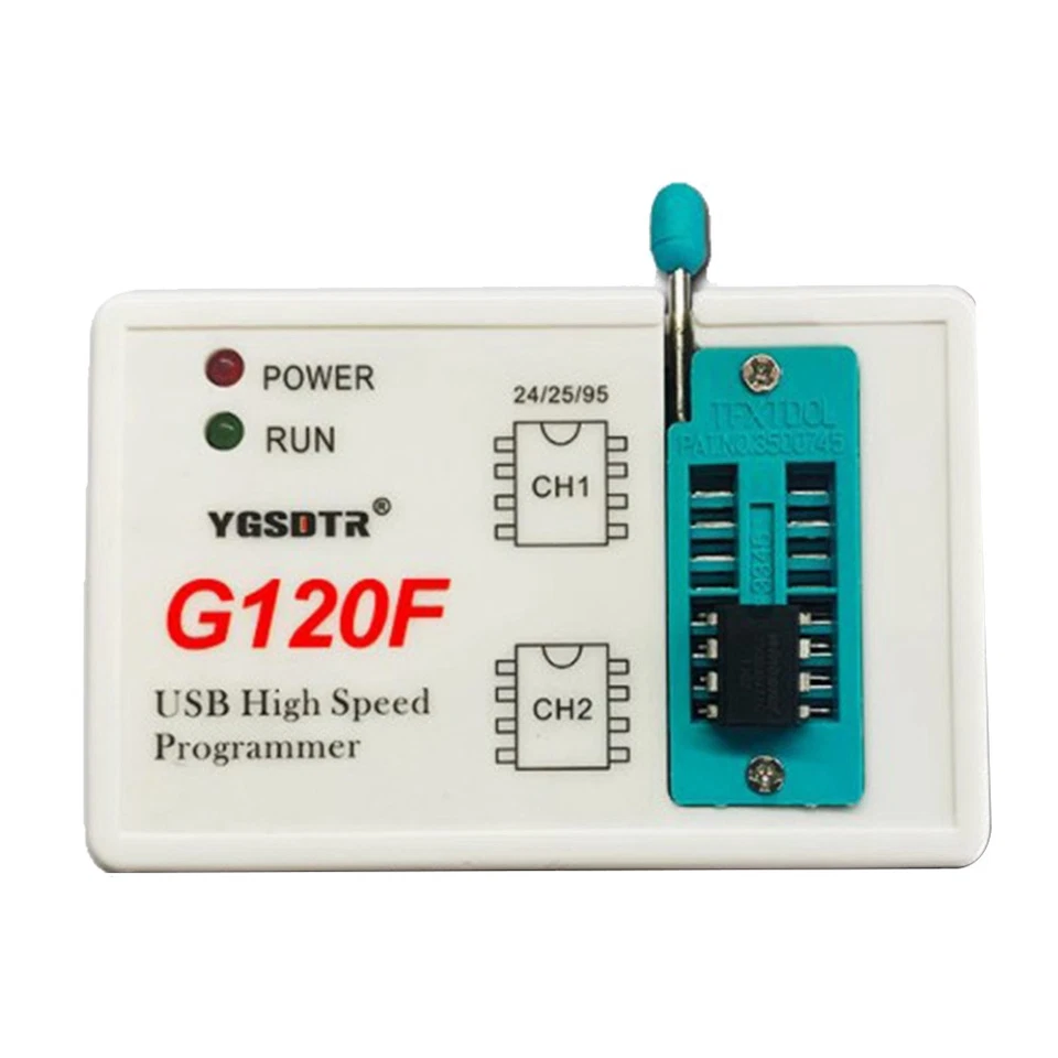  G120F Programmatore 25SPI FLASH/24/25/95 Chip EEPROM BIOS Lettore e 6566 - Immagine 1 di 1