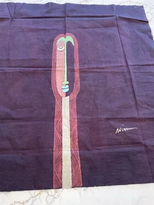 A Vintage Painted And Signed Material ( For Framing Or Hanging) - Picture 1 of 4