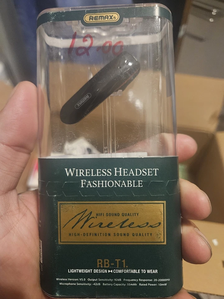 Auriculares Inalámbricos Remax Moda Color Negro Alta Fidelidad Sonido Calidad Modelo RB-T1 Foto 1 de 1