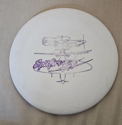 Vintage Lightning Spitfire, Rare Old Run, White w/ Purple Stamp Foto 1 de 3